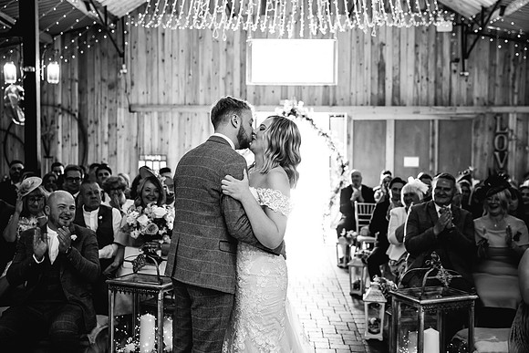 Alcumlow Wedding Barn Photography - Aimee & Mike-327