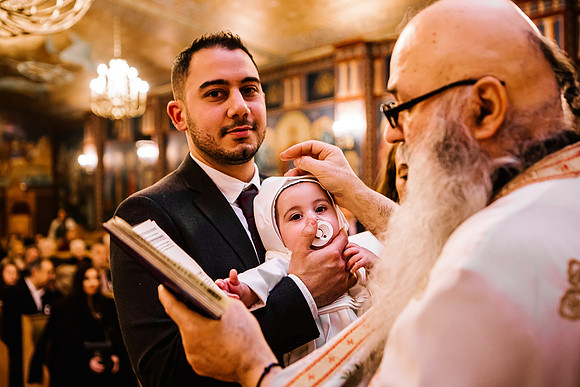 Greek Orthodox Cheristening - Staffordshire Event Photography-315