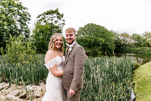 Alcumlow Wedding Barn Photography - Aimee & Mike-692