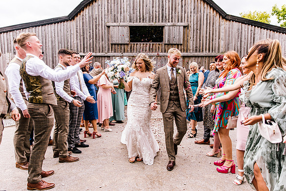 Alcumlow Wedding Barn Photography - Aimee & Mike-415
