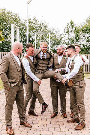 Alcumlow Wedding Barn Photography - Aimee & Mike-531