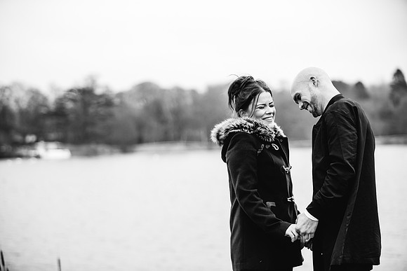 Trentham Gardens - Engagement Shoot - Staffordshire Wedding Photographer-56
