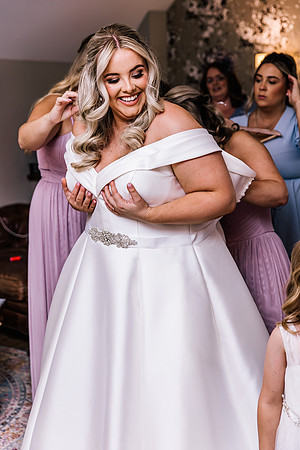 Manor House Hotel Wedding Photography - Megen & Dan-203