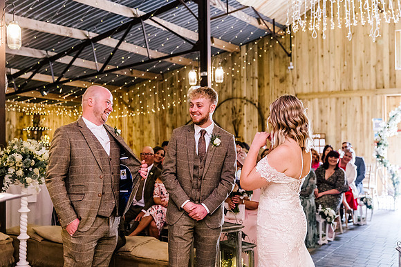 Alcumlow Wedding Barn Photography - Aimee & Mike-315