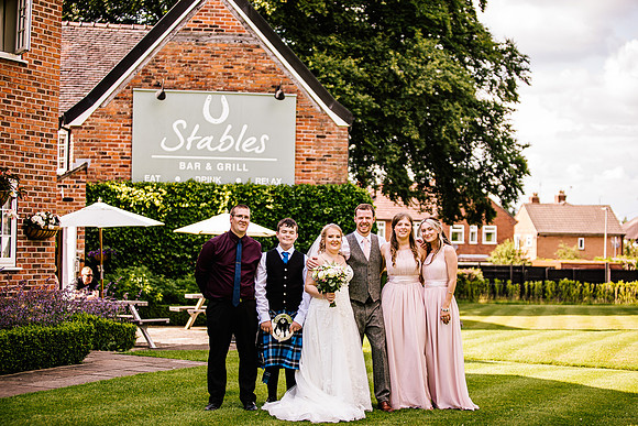 Manor House Hotel - Alsager Wedding - Louise & Jack-474