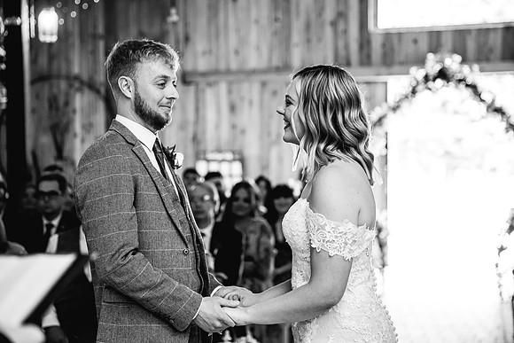 Alcumlow Wedding Barn Photography - Aimee & Mike-305