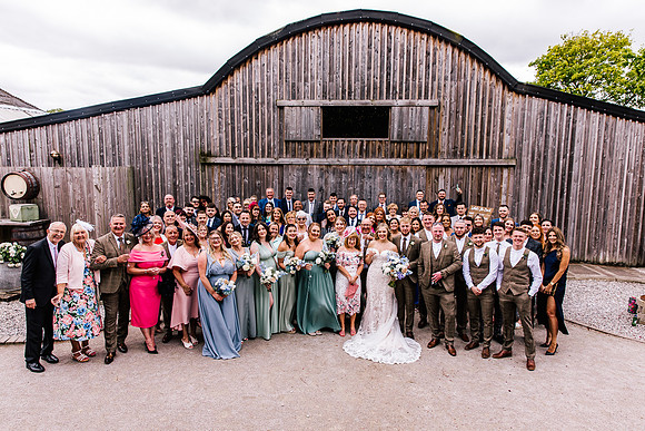 Alcumlow Wedding Barn Photography - Aimee & Mike-451