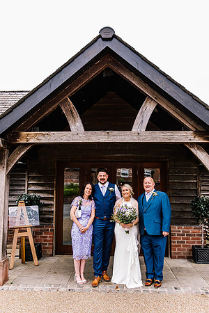 Sandhole Oak Barn Wedding Photography - Becky & Sam-328