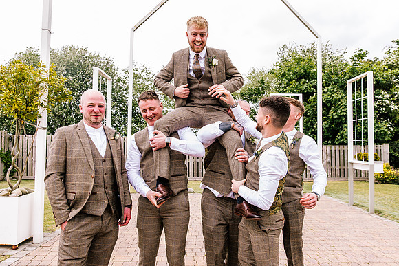 Alcumlow Wedding Barn Photography - Aimee & Mike-525
