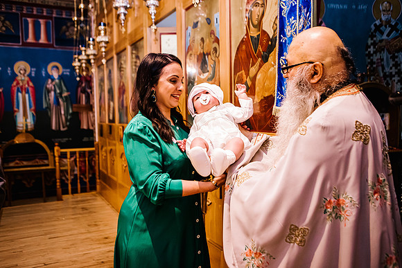 Greek Orthodox Cheristening - Staffordshire Event Photography-356