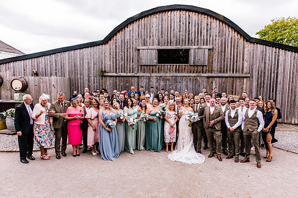 Alcumlow Wedding Barn Photography - Aimee & Mike-449