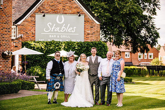 Manor House Hotel - Alsager Wedding - Louise & Jack-450