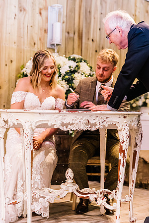 Alcumlow Wedding Barn Photography - Aimee & Mike-335