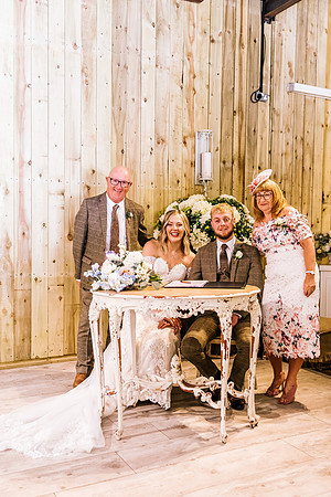 Alcumlow Wedding Barn Photography - Aimee & Mike-349
