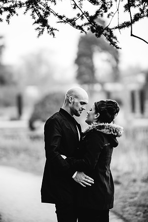 Trentham Gardens - Engagement Shoot - Staffordshire Wedding Photographer-49