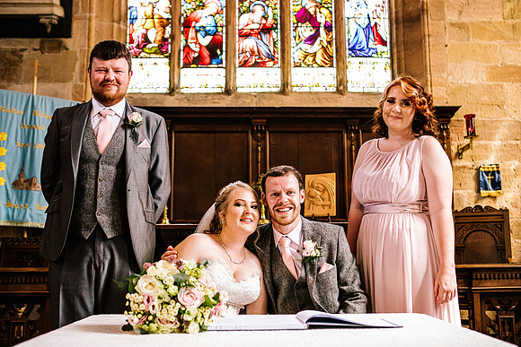 Manor House Hotel - Alsager Wedding - Louise & Jack-309
