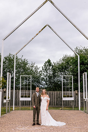Alcumlow Wedding Barn Photography - Aimee & Mike-641