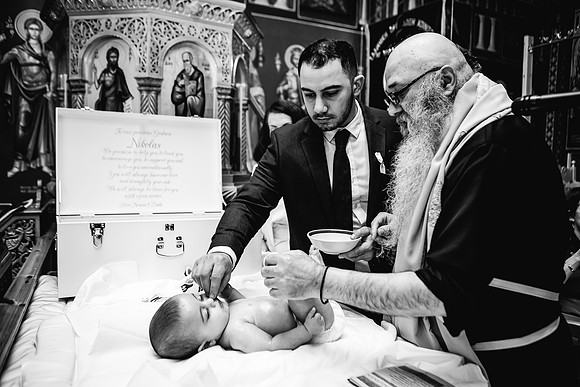 Greek Orthodox Cheristening - Staffordshire Event Photography-227