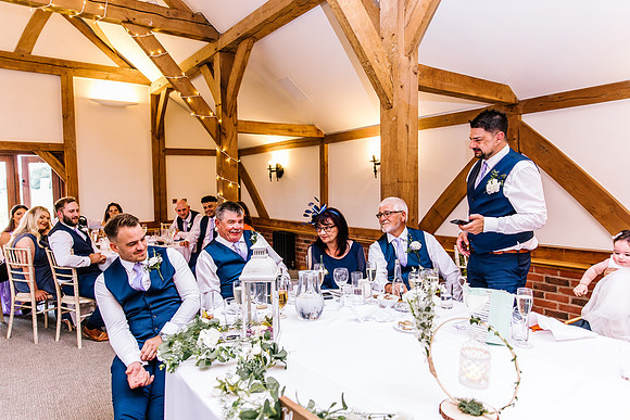 Sandhole Oak Barn Wedding Photography - Becky & Sam-575
