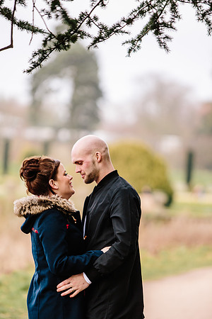 Trentham Gardens - Engagement Shoot - Staffordshire Wedding Photographer-50