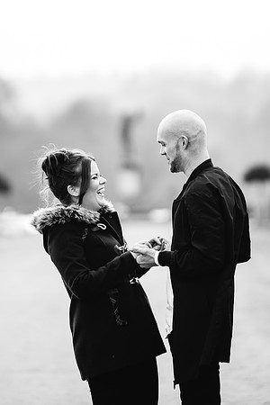 Trentham Gardens - Engagement Shoot - Staffordshire Wedding Photographer-17
