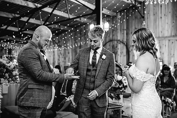 Alcumlow Wedding Barn Photography - Aimee & Mike-317