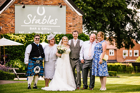 Manor House Hotel - Alsager Wedding - Louise & Jack-452