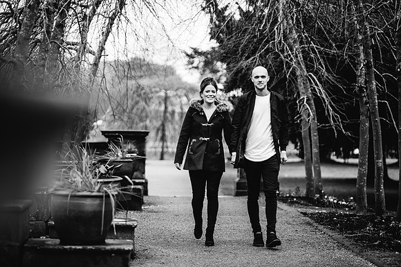 Trentham Gardens - Engagement Shoot - Staffordshire Wedding Photographer-26