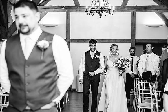 Sandhole Oak Barn Wedding Photography - Becky & Sam-194
