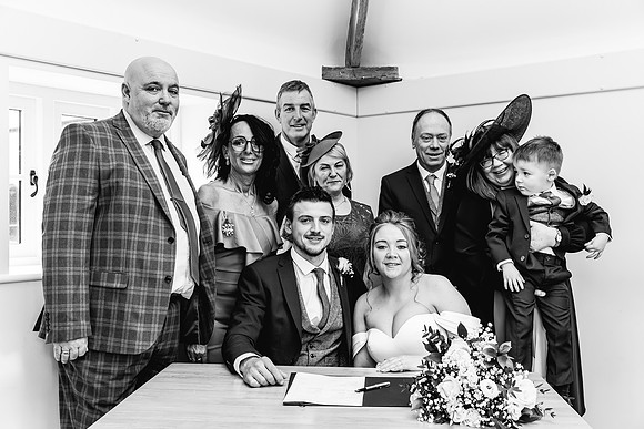 Hanbury Barn Wedding Photography - Hannah & Adam-351