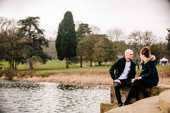 Trentham Gardens - Engagement Shoot - Staffordshire Wedding Photographer-64