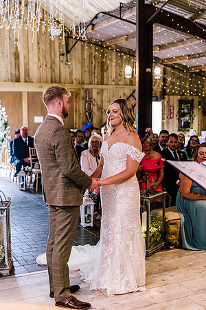 Alcumlow Wedding Barn Photography - Aimee & Mike-300