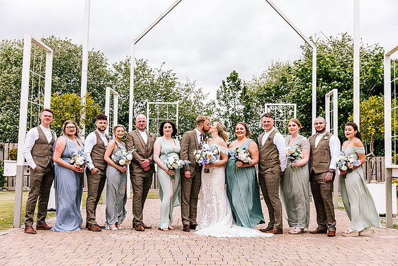 Alcumlow Wedding Barn Photography - Aimee & Mike-549