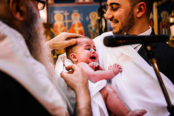 Greek Orthodox Cheristening - Staffordshire Event Photography-256
