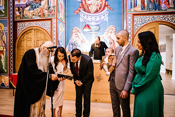 Greek Orthodox Cheristening - Staffordshire Event Photography-114