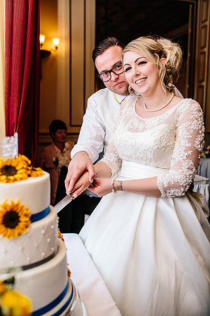 Keele Hall Wedding Photography - Katie & Simon-538