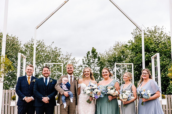 Alcumlow Wedding Barn Photography - Aimee & Mike-492