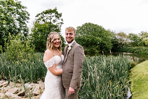 Alcumlow Wedding Barn Photography - Aimee & Mike-690