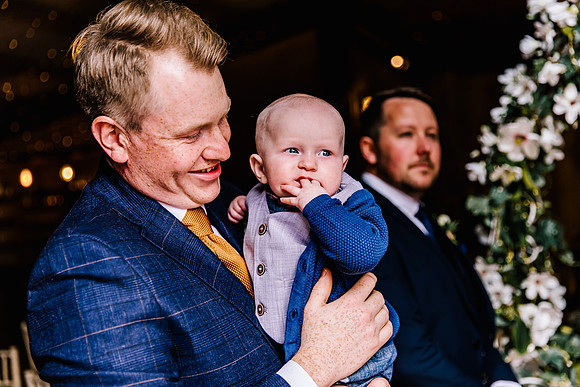 Alcumlow Wedding Barn Photography - Aimee & Mike-389
