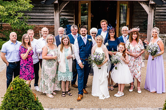 Sandhole Oak Barn Wedding Photography - Becky & Sam-312
