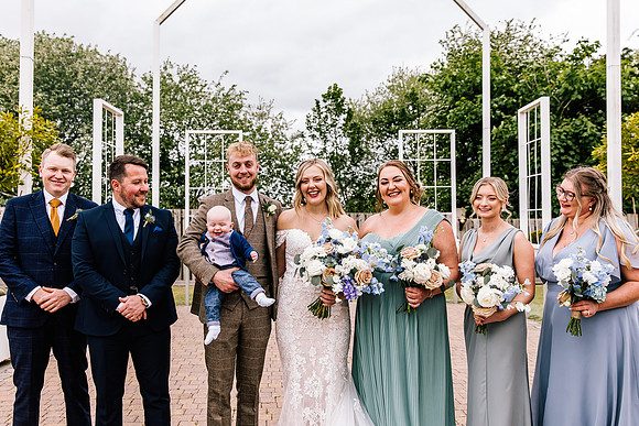 Alcumlow Wedding Barn Photography - Aimee & Mike-496