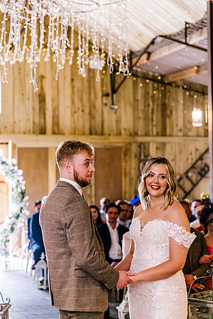 Alcumlow Wedding Barn Photography - Aimee & Mike-312