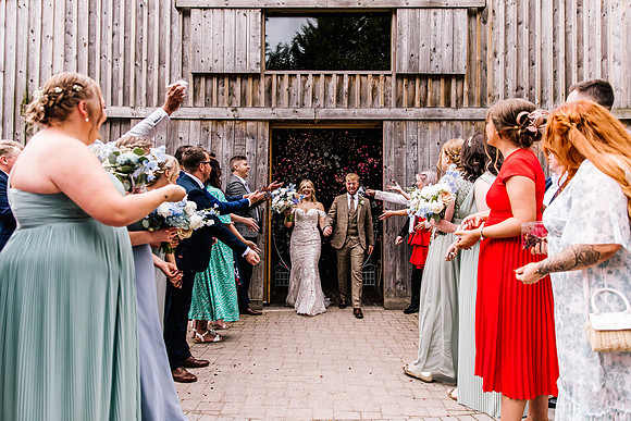 Alcumlow Wedding Barn Photography - Aimee & Mike-400