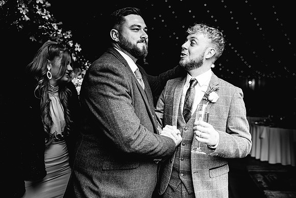 Alcumlow Wedding Barn Photography - Aimee & Mike-388