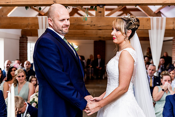 Hanbury Barn Wedding Photography - Laura & Phil-321