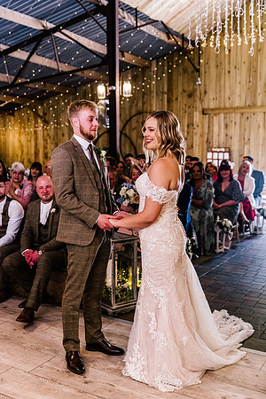 Alcumlow Wedding Barn Photography - Aimee & Mike-309