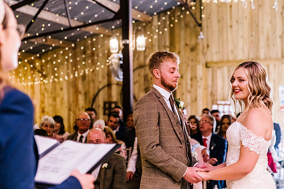 Alcumlow Wedding Barn Photography - Aimee & Mike-306