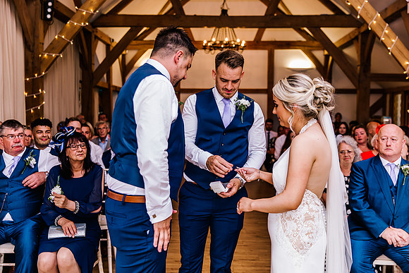 Sandhole Oak Barn Wedding Photography - Becky & Sam-240