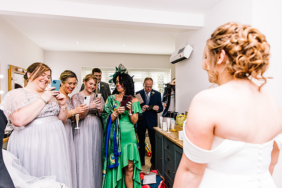 Hanbury Barn Wedding Photography - Hannah & Adam-219