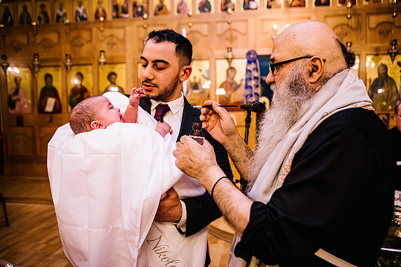 Greek Orthodox Cheristening - Staffordshire Event Photography-249
